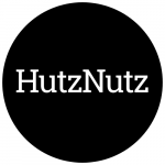 Hutznutz Logo Zwart Wit
